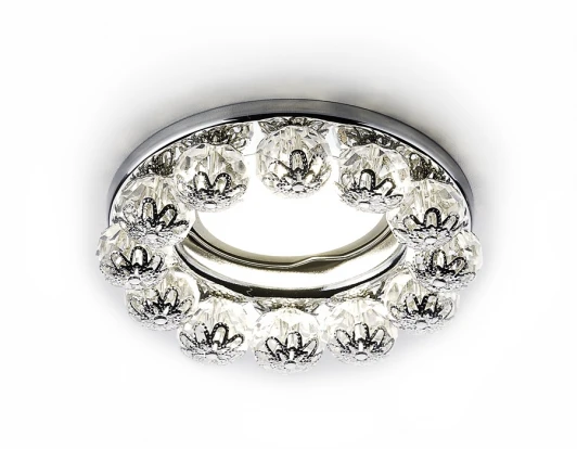 K203 CL/CH Встраиваемый точечный светильник Ambrella K203 CL/CH (220V)