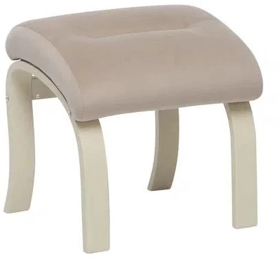 4687206374249 Пуф Leset Лион универсальный (Фанера,Шпон,Велюр/Слоновая кость) арт.4687206374249