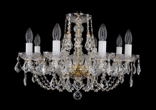 1406/8/195/G/Leafs Подвесная люстра Bohemia 1406 1406/8/195/G/Leafs