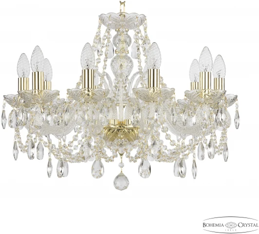 105/10/195 G Подвесная люстра Bohemia 105 105/10/195 G (220V, подвески, на цепи, подсвечник, свеча)