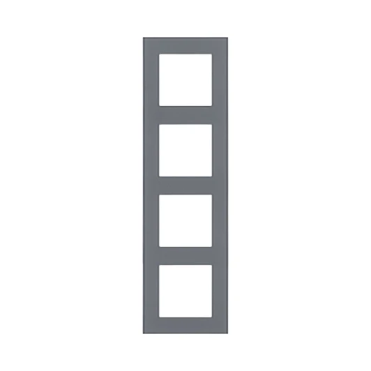 AS4GY Рамка 4-постовая стекло серый Kollinger Asthetik AS4GY