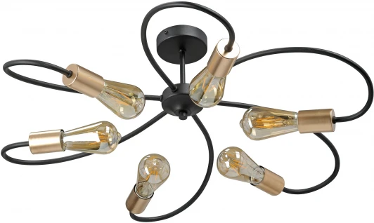 V3076-1/6PL Потолочная люстра на штанге Vitaluce V3076-1/6PL (220V)