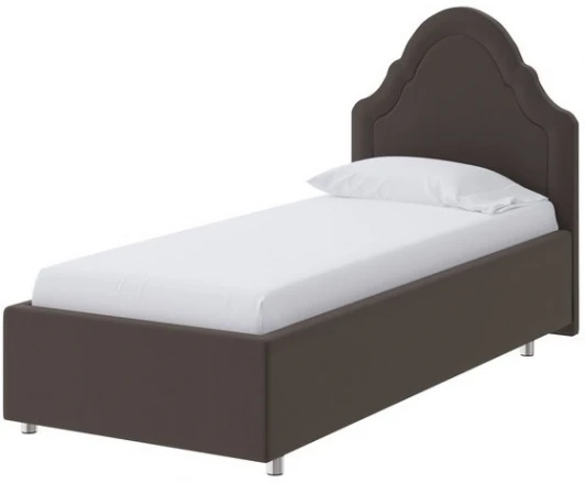 1915649 PROxSON Кровать Эльза (Ткань: Велюр Forest 16 Коричневый) 90x200