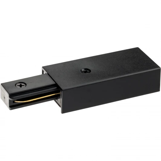 59756 2 Коннектор питания для шинопровода, прямой, пластик/медь, черный Ritter Artline 59756 2