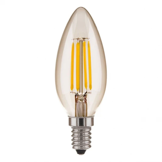 Свеча BL119 6W 4200K Лампочка светодиодная свеча прозрачная E14 6W 220V 600 lm 4200K белое нейтральное свечение Elektrostandard Свеча BL119 6W 4200K E14 (C35 прозрачный)