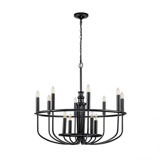 KL-CAPITOL-HILL12-BLK Подвесная люстра Kichler Capitol Hill KL-CAPITOL-HILL12-BLK