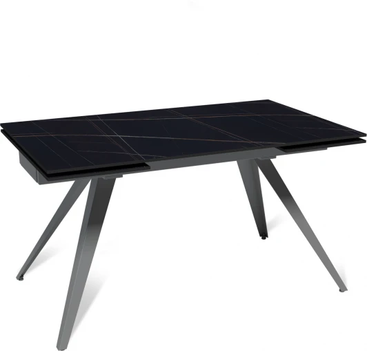 50168000001378 Стол раскладной Asti (140+40+40), керамика матовая Blackgold Top Concept арт.21878