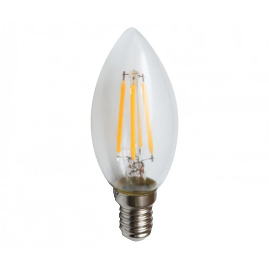 098356,21 Лампочка светодиодная свеча прозрачная E27 6W 2700K Kink Light 098356,21