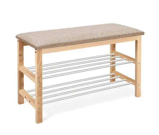 6732998204 Банкетка Sheffilton SR-0628 прозрачный лак/кедровый 6732998204