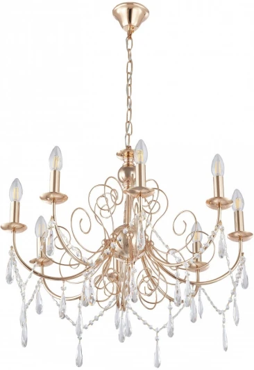 345620/8 FGD Подвесная люстра Arte Milano AM345620 345620/8 FGD (220V, подвески, на цепи, подсвечник, свеча)