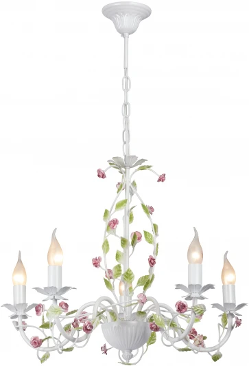 V1796-0/5 Подвесная люстра V1796-0/5 Vitaluce (220V, на цепи, свеча, цветы)