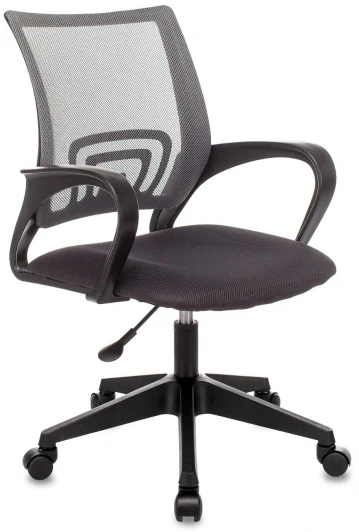 УТ000035164 Кресло офисное TopChairs ST-Basic сетка/ткань серый УТ000035164