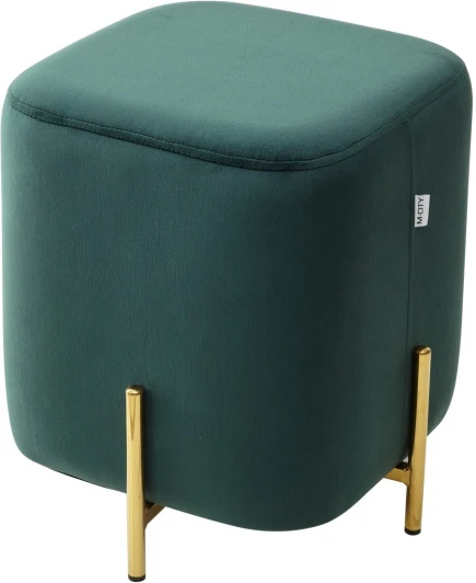 628M04404 Пуф для гостиной ARES BLUVEL-78 GREEN / GOLD М-City