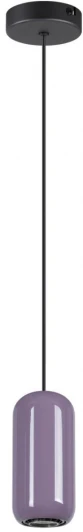5053/1 Подвесной светильник Odeon Light Ovali 5053/1 PENDANT черный/сиреневый/металл GU10 LED 4W (220V, на проводе)