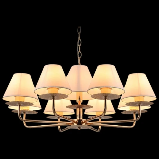 IL6197-9P-17 GD Подвесная люстра ILLUMICO IL6197-9P-17 GD (220V, на цепи)
