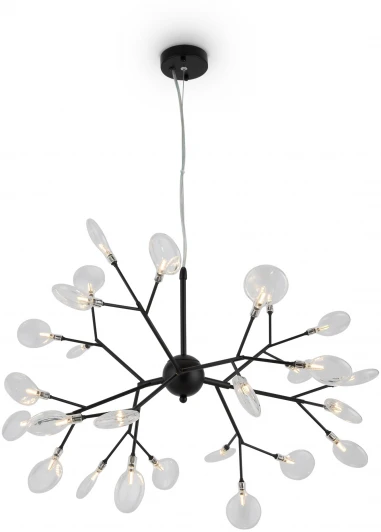 FR5049PL-27B Люстра подвесная Florencia FR5049PL-27B (220V, на тросе, лепестки)
