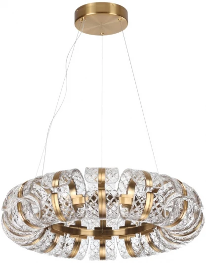 5030/92L Подвесная люстра Odeon Light Mirage 5030/92L античн.бронза/металл/акрил LED 92W 4000K 4873лм