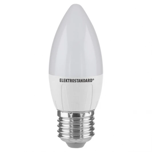 СD LED 6W 3300K E27 Лампочка светодиодная свеча белая E27 6W 220V 520 lm 3300K теплое свечение Elektrostandard Свеча СD LED 6W 3300K E27