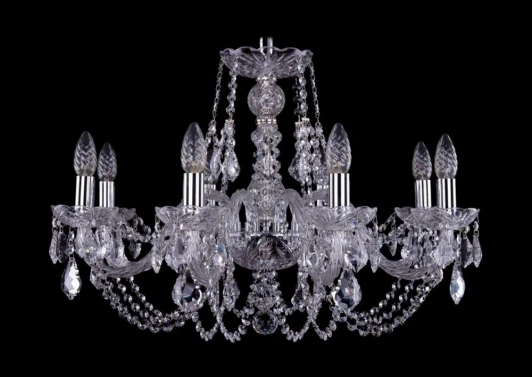 1406/8/240/Ni/Leafs Подвесная люстра Bohemia 1406 1406/8/240/Ni/Leafs