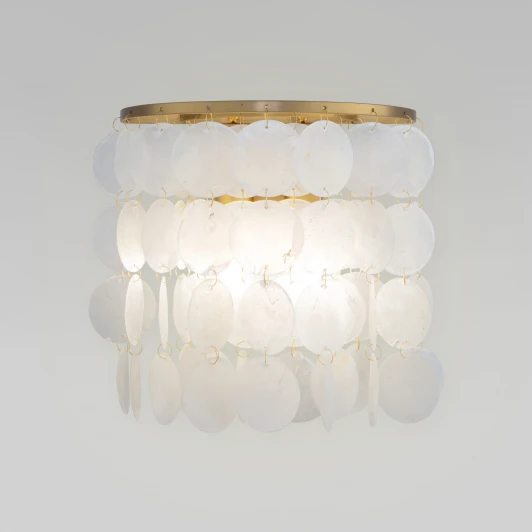 60084/2 латунь/перламутр Бра Eurosvet Sandra 60084/2 латунь/перламутр (a071169) (220V)