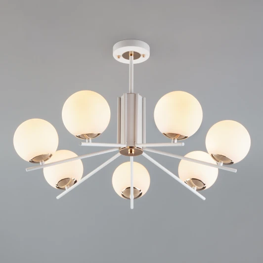 70092/7 белый Потолочная люстра Eurosvet Lucas 70092/7 белый