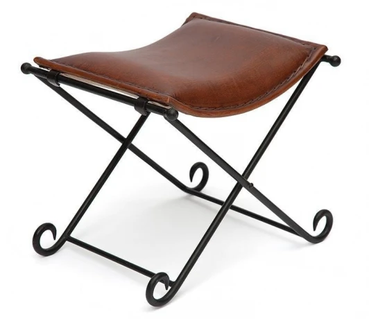 10264 Стул Secret De Maison FLEX ( mod. M-1931 ) коричневый (металл/кожа буйвола)