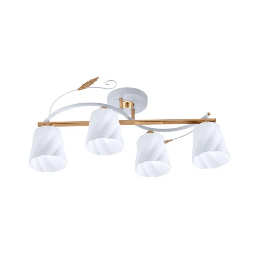 380/4PF-Whitegold Потолочная люстра IDLamp Annelisa 380/4PF-Whitegold