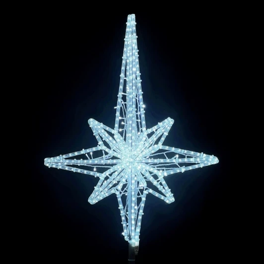 LC-13210 Макушка "Роза Ветров " 75 см, Белая, 220В Laitcom LC-13210 (IP65)