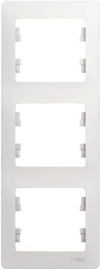 GSL000107 Рамка на 3 поста (белый) Systeme Electric GSL000107