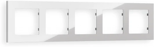 AF220405 Рамка Ambrella Volt ALFA Techno (Серебро глянец) 5-ая AF220405