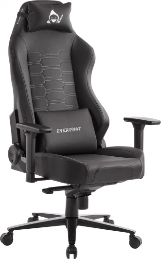 EP Blackshot PU Black Геймерское кресло Everprof Blackshot Экокожа Черный арт.EP Blackshot PU Black
