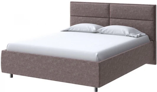 2013317 PROxSON Кровать Pado без основания (Ткань: Велюр Gratta 8 Брауни) 180x200