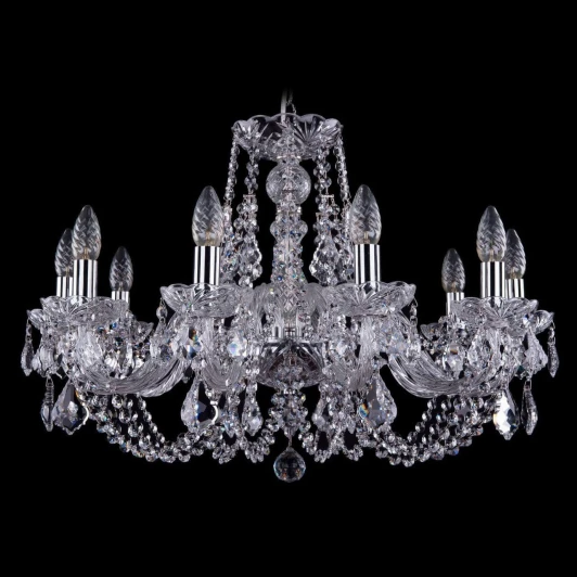 1406/10/300/Ni/Leafs Подвесная люстра Bohemia 1406 1406/10/300/Ni/Leafs