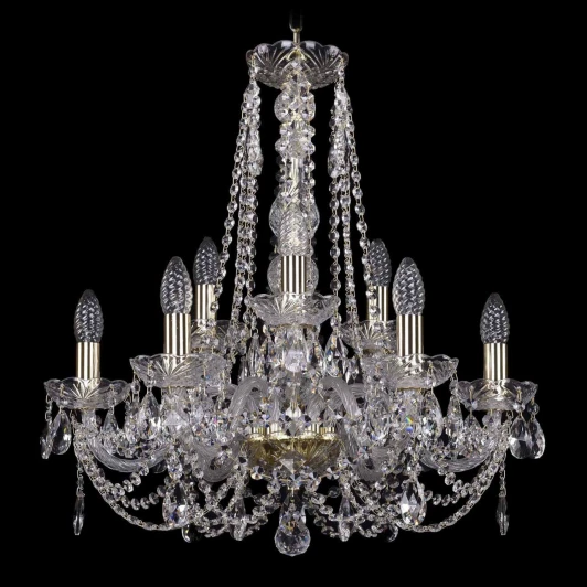 1406/6+3/195/h-58/G Подвесная люстра Bohemia 1406 1406/6+3/195/h-58/G