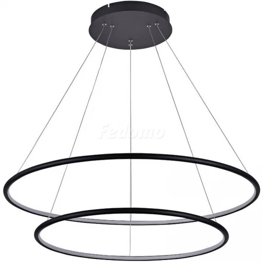 S111024/2R 85W Black In Люстра подвесная светодиодная Donolux, 2 плафона, 85W, черный с белым