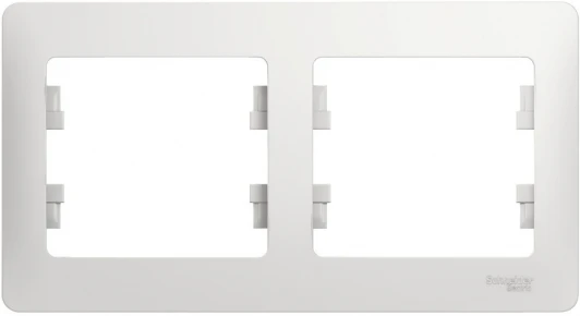 GSL000102 Рамка на 2 поста (белый) Systeme Electric GSL000102