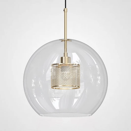 CATCH01 Подвесной светильник Catch Brass D30 ImperiumLoft Catch01 (186707-26) (220V, на проводе, шар)