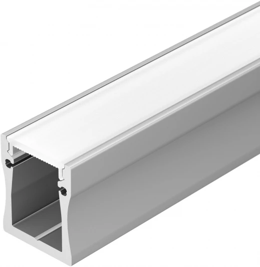 014858 Профиль с экраном ALU-WIDE-H28-2000 ANOD+FROST (Алюминий) 014858 Arlight