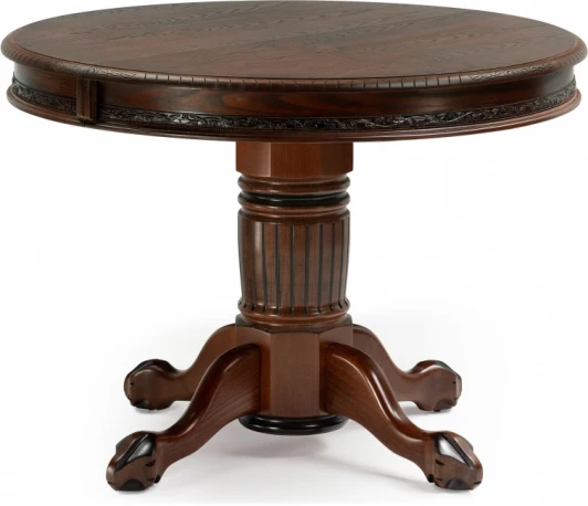 615293 Стол деревянный Woodville Альфред орех / коричневая патина арт.615293