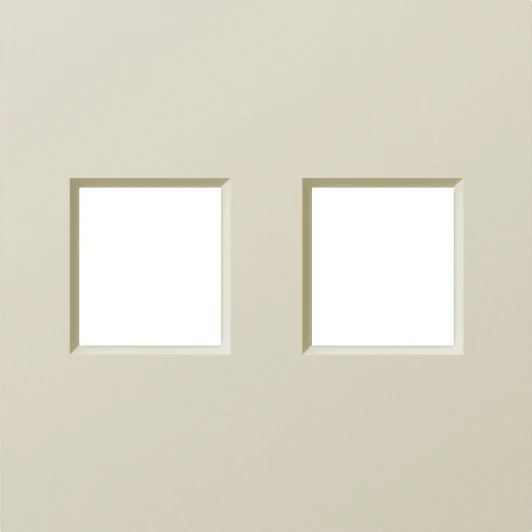 DE86951 Накладка 2-я для розеток RJ45,TV,SAT, шампань Donel A07 DE86951