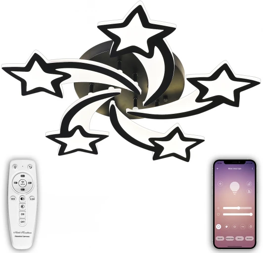 INNOVATION STYLE 83018 BLACK Потолочная люстра Natali Kovaltseva INNOVATION STYLE 83018 BLACK