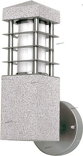 05-012-01WG Бра уличное Adelluce, 1 плафон, серый с никелем, белый