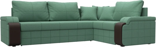 126002 Диван угловой Николь правый угол Лига Диванов (Рогожка) арт.126002