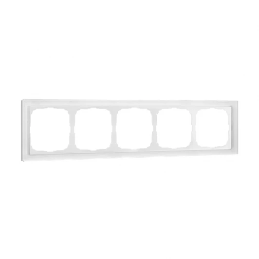 GAL320105 Рамка на 5 постов (белый) Systeme Electric GAL320105