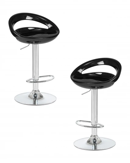LM-1010-N_CH-M_ABS-black Набор 2 шт стул барный DOBRIN DISCO (чёрный)