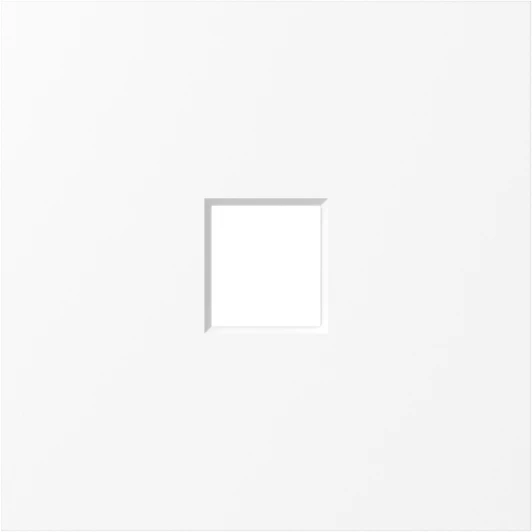 DS85903 Накладка 1-я для розеток RJ45,TV,SAT, глянцевый белый Donel S08 DS85903