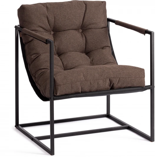 24899 Кресло Charli/Чарли Tetchair (Рогожка/Коричневый) арт.24899