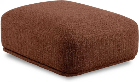 855376 Пуф прямоугольный Fabro ОГОГО (арт.855376), (Ткань,Букле/Терракотовый)