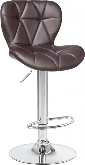 5022-LM BARNY,  цвет сиденья коричневый, цвет основания хром Стул барный BARNY (коричневый)