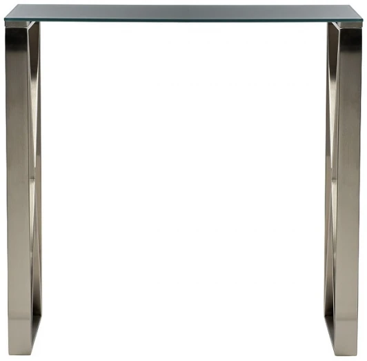 76AR-8165KONS Консольный стол Garda Decor 76AR-8165KONS (Хром/Дымчатый)